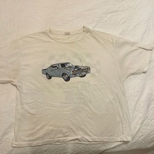 Brandy Melville cropped graphic tee.